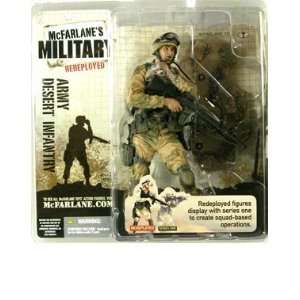    Army Desert Infantry Caucasian White Action Figure Toys & Games
