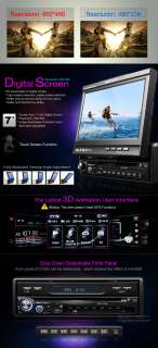 D1303 1Din 7 Detachable In Dash Car DVD Radio Stereo Player iPod/USB 