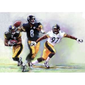  Pittsburgh Steelers (Hines Ward) Sports Poster Print   11 