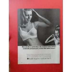 Lovable bras, 1967 Print Ad. (women bras.) Original Vintage Magazine 