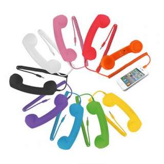 GearXS Retro Cell Phone Handset Attachment   Choice of 5 Colors  