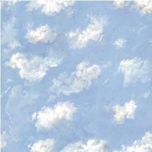 Blue Sky Clouds Wall or Ceiling Mural 48 x 48 
