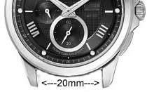   most curved end watch cases with 20mm of space between the lugs