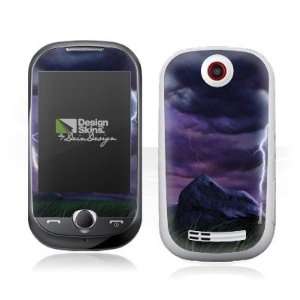  Design Skins for Samsung S3650 Corby   Purple Lightning 