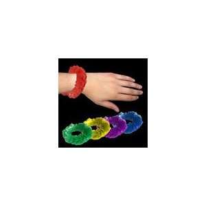  2.25 Think Plastic Lei Bracelets in Assorted Colors 
