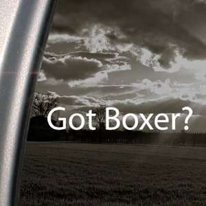  Got Boxer? Decal Dog AKC Car Truck Window Sticker 