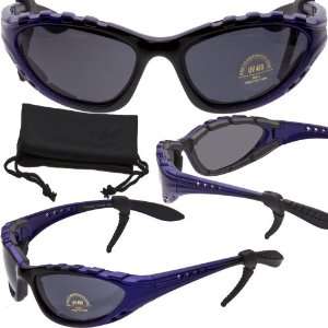 WINDRIDER Foam Padded PURPLE Sunglasses   Various LENS Options! FREE 