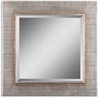  Afton Silver Champage Leaf Framed Mirror