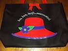 Red Hat Hatters Tote Bag Purse Live Laugh Love