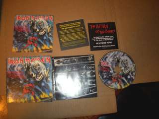 IRON MAIDEN THE NUMBER OF THE BEAST MINI LP COVER CD NEAR MINT  