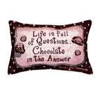   is the Answer Dessert Cupcake Decorative Throw Pillow 9 x 12