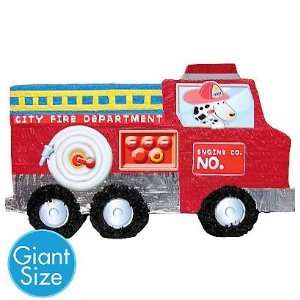 Giant Red Fire Truck Party Pinata