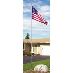  16 American Flag Pole Kit Patio, Lawn & Garden