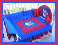 NEW baby crib bedding set made w/ NY NEW YORK RANGERS  