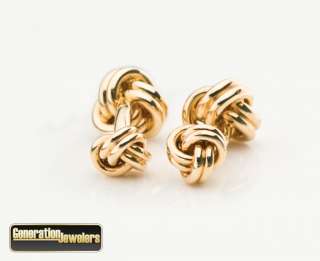 Tiffany & Co 14K Double Knot Cufflinks Excellent!  