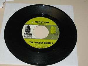 NORTHERN SOUL 45RPM RECORD THE WOODEN NICKELS OMEN 7  