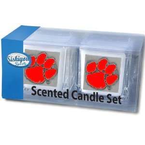Clemson Tigers College Candle Set:  Sports & Outdoors