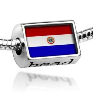  Beads Paraguay Flag   Pandora Charm & Bracelet 