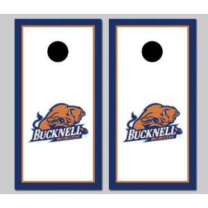 Bucknell University Bison Cornhole Bag Toss Game Set  