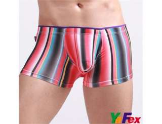   low rise underwear boxers briefs shorts stripe Viscose XS S M L  