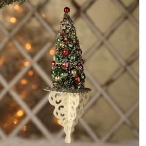 Christmas Tree Filigree Finial Ornament 
