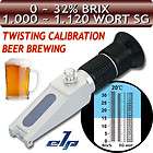 32% Brix Wort 1.12 SG Refractometer Sugar Wine Beer Specific Gravity 