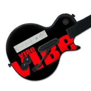 MusicSkins MS VIBE20027 Guitar Hero Les Paul  Wii  VIBE  Red And Black 