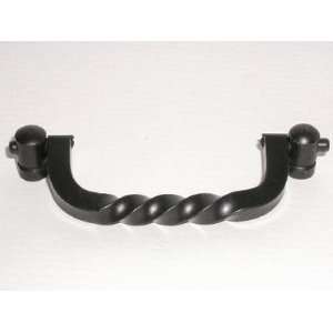  Normandy Twisted Pull Rustic Black 4 1/4