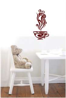 COFFEE CUP   Wall Decals Stickers Murals Vinyl Art Cafe  