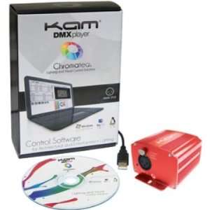 KAM DMX PLAYER BY CHROMATEQ / USB DMX INTERFACE & LIGHTING CONTROLLER 