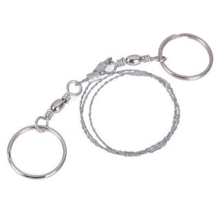 New Steel Wire Saw Emergency Camping Hunting Survival Tool 2 pieces 