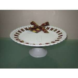  RIBBON HARVEST 12 FOOTED CAKE STAND: Home & Kitchen
