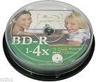 10 6x 25GB Blue Blu Ray BD R White Inkjet Printable Blank Disc