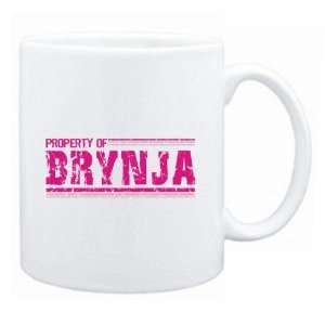 New  Property Of Brynja Retro  Mug Name 