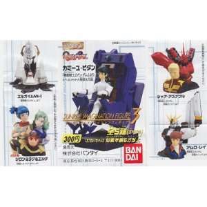  Gundam Sunrise Imagination 3 Gashapon 5 Figure Set Toys 