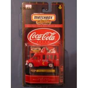 Matchbox Collectibles   Coca Cola Chevy Transporter Bus 1:64 Scale