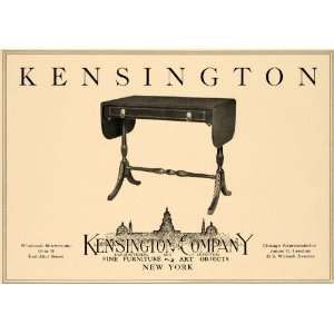  1918 Ad Kensington Furniture Table James G. Leestma 