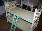Cabbage Patch Kids Vintage Doll Bunk Bed / or two Twin Beds w Ladder