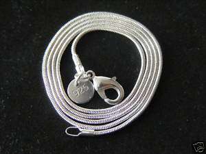 Sterling Silver Chain,22x 1mm,Pendant Necklace, 22 SN1  