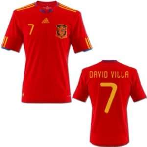  Spanien David Villa Trikot Home 2010: Sports & Outdoors