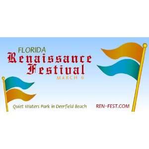 3x6 Vinyl Banner   Renaissance Festival 