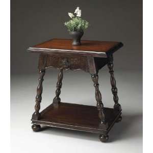  Butler Two Tiered Accent Table Furniture & Decor
