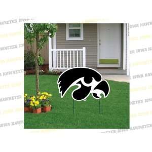  University of Iowa Tigerhawk Yard Sign   18W x 24 H, W/Spider 