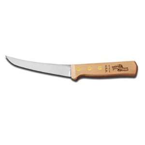   Flexible Curved Boning Knife With Beech Handle