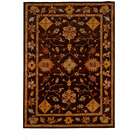  Hand Tufted Tempest Dark Brown/Red Area Rug (8 x 11)