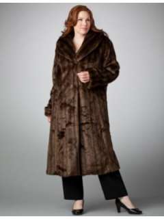 CATHERINES   Long Faux Fur Coat  