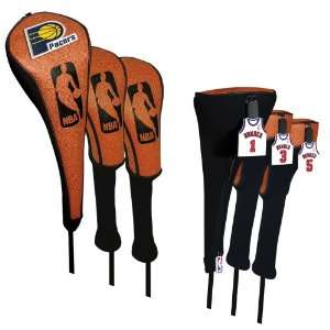  Indiana Pacers NBA Golf Head Covers 3 PK: Sports 