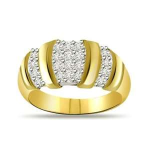  0.30 Ct Diamond and 18k Gold Eternity Ring Jewelry