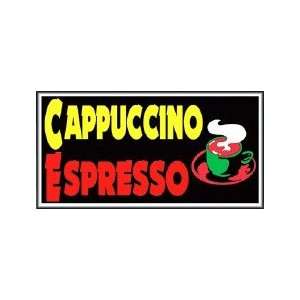  Cappuccino Espresso Backlit Sign 20 x 36