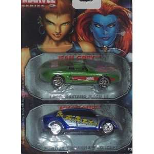   Ford Mustang and Mystique Pontiac Piranha Concept 1:64 Scale Diecast